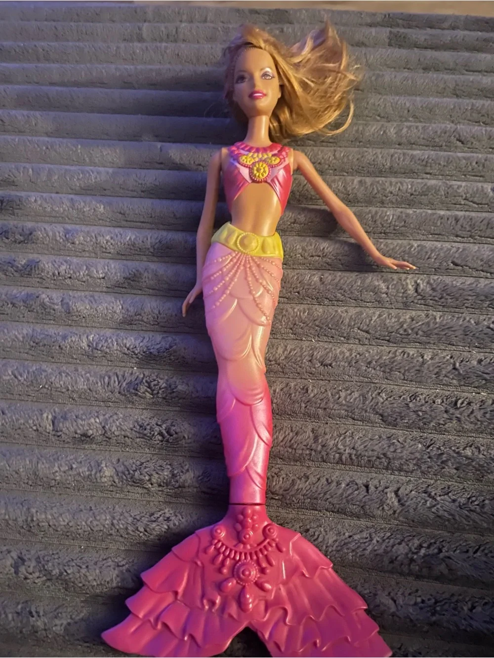 Barbie lot of 5 Dolls- USED CONDITION-selling for my daughter